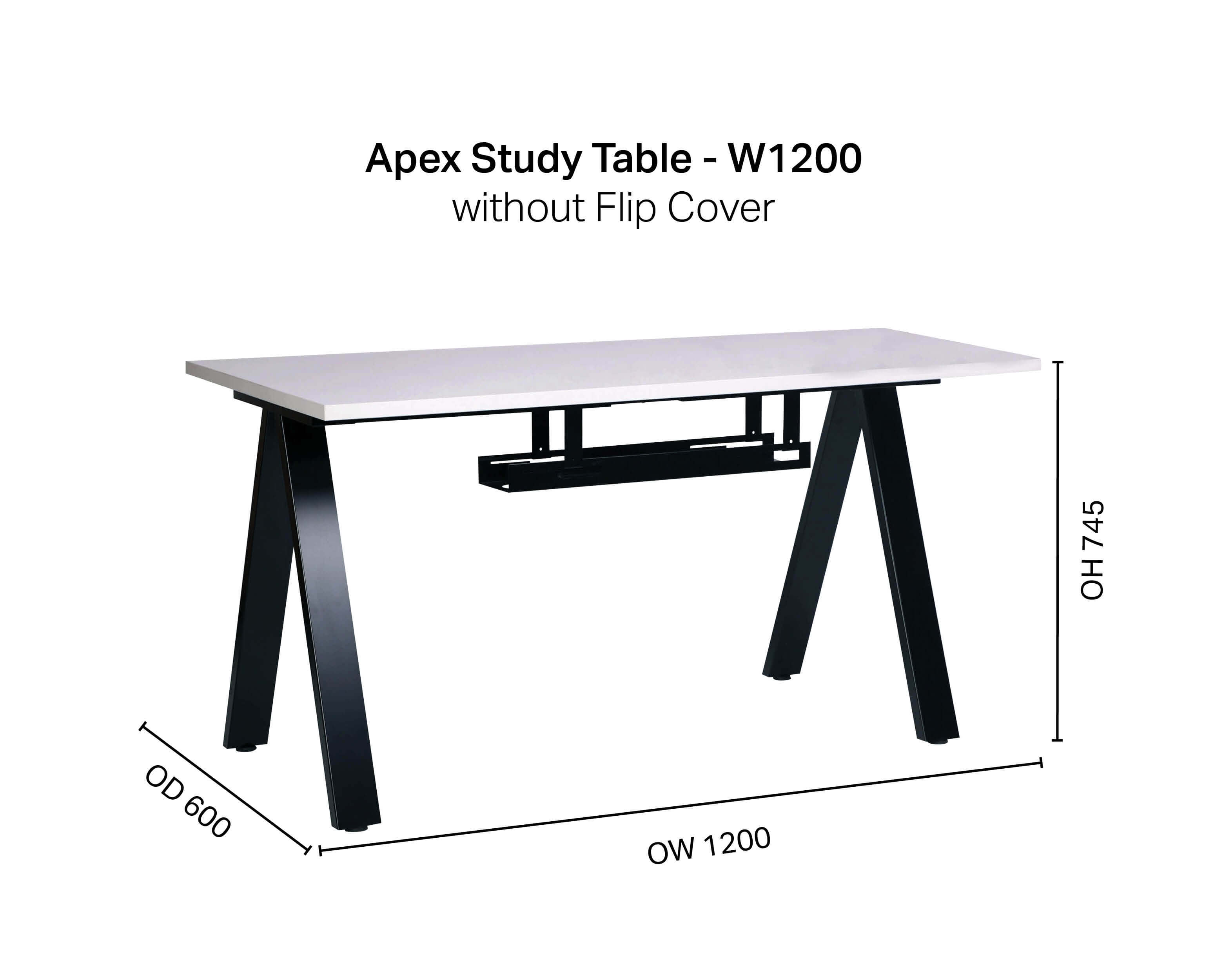 Apex Study Table - W1200